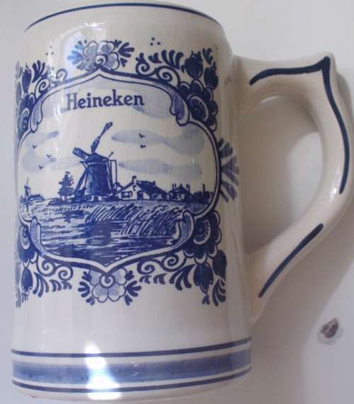 Beer Mug - Heineken - Genuine Delft - rare