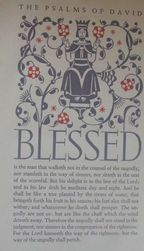 Bible/Book - The Psalms Of David - KJV - Undated