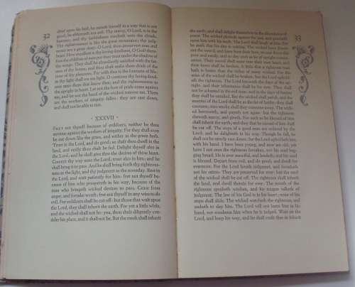 Bible/Book - The Psalms Of David - KJV - Undated