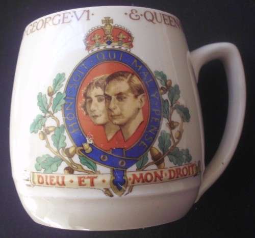 Coffee Cup - King George/Queen Elizabeth - Coronation 1937 B