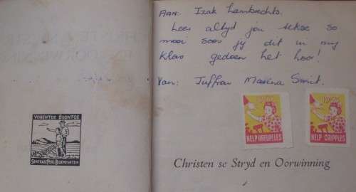 Bible/Book - Christen Se Stryd En Oorwinning - 1950s