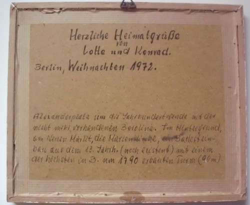 Print/Photograph - Antique - Alexanderplatz - East Berlin