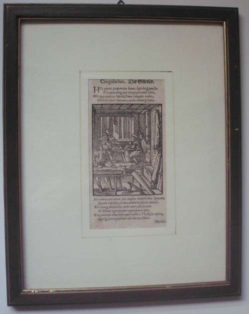 Print - Cingularlius - Woodcut - Antique