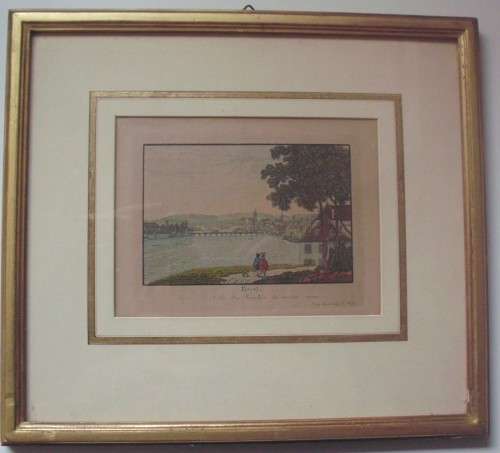 Print - Litho - Basel,Switzerland - Antique