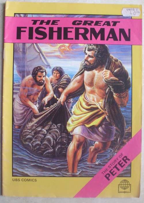 Bible Comic book - The Great Fisherman - The Story Of Peter