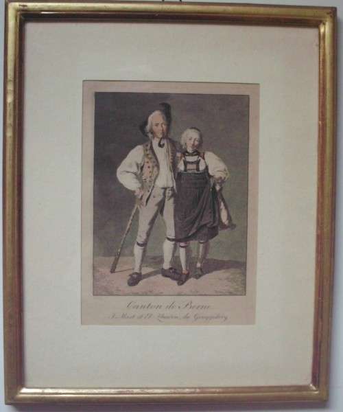 Print - Litho - Canton De Berne - Antique