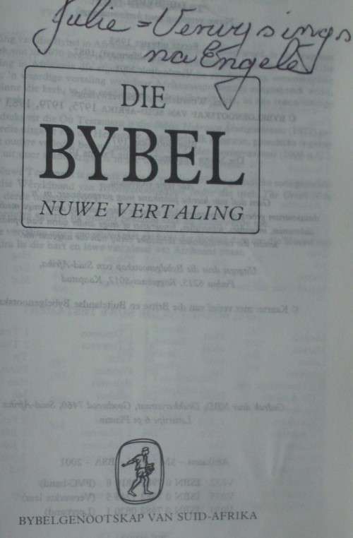 Bible - Die Bybel - 2001 - pocket