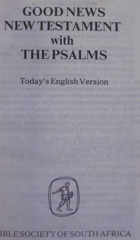 Bible Holy Bible - Good News Edition - 1990