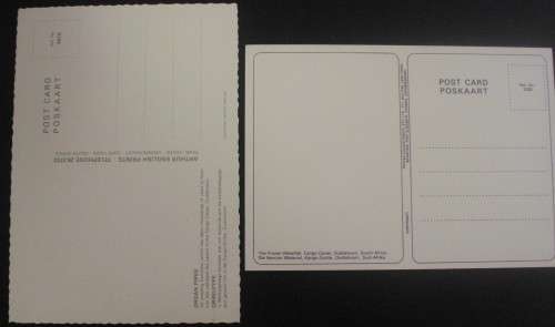 Postcard x 2 - Kango Caves - Vintage - Unused