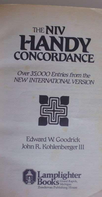 Bible - The New Handy Concordance - 1984