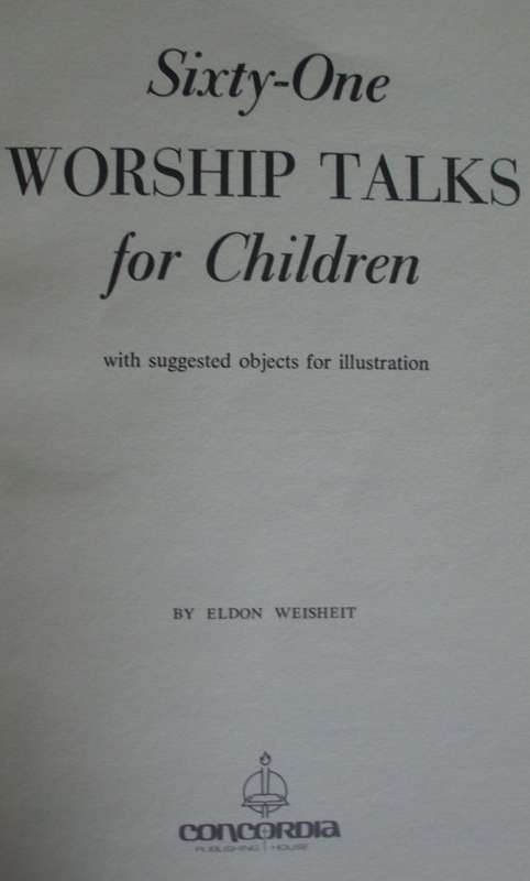 Bible - 61 Worship Talks For Children - 1968