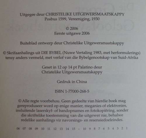Bible - Die Groot Geloofswoordeboek - 2006 - Perfect