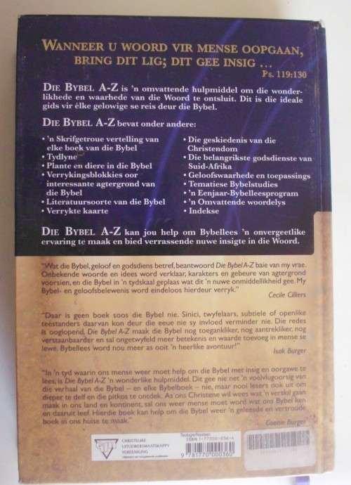 Bible - Die Bybel - A-Z - B