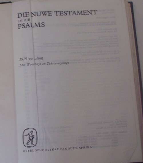 Bible - Die Nuwe Testament En Psalms - C
