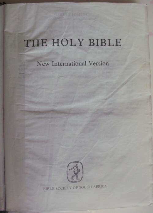 Bible - The Holy Bible - New Int. Version - 2001 - NIV