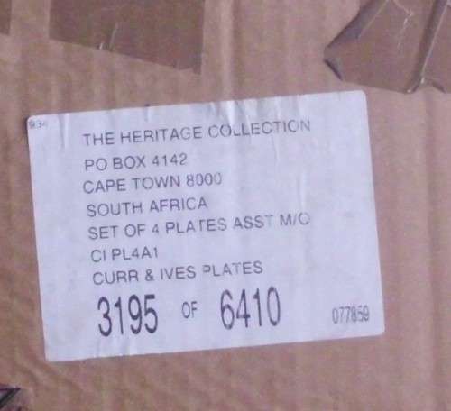Plates - Ships - Heritage Collection - Currier & Ives - UK