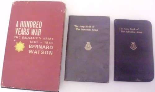 Bible - A Hundred Years Of War - Salvation Army - + 2 Songbooks