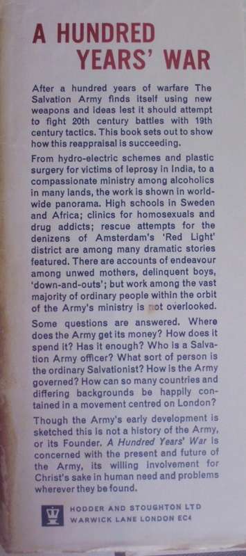 Bible - A Hundred Years Of War - Salvation Army - + 2 Songbooks