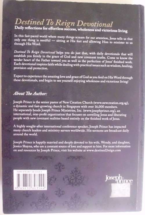 Bible - Destined To Reign - Devotional - Josef Prince - 2008