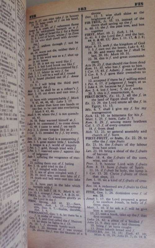 Bible - Crudens Concordance - S/C - 1974