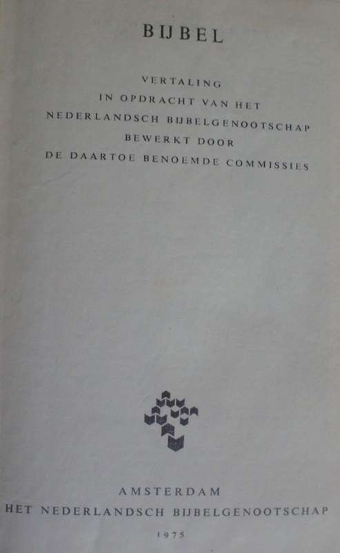 Bible - Netherlands - 1975 - Pocket