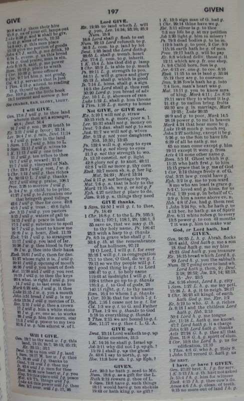 Bible - Crudence Compact Concordance - 1981