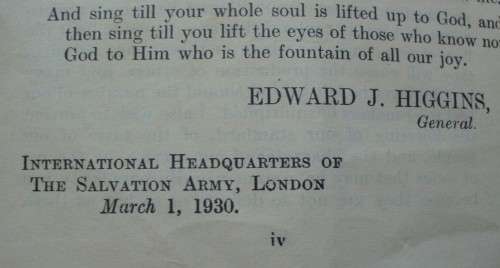 Bible - Salvation Army - 1930