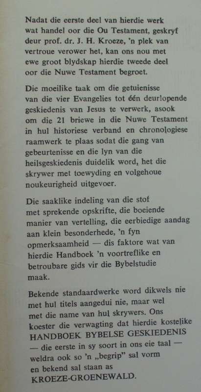 Bible/Book - Handboek Bybelse Geskiedenis - NT - Prof.E.P.Groenewald