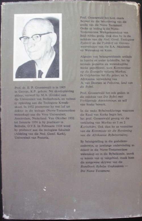 Bible/Book - Handboek Bybelse Geskiedenis - NT - Prof.E.P.Groenewald