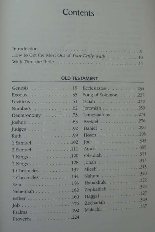 Bible/Book - Your Daily Walk - Bruce Wilkinson - 1991