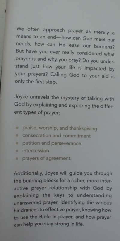 Bible/Book - The Power Of Simple Prayer - Joyce Meyer - 2007