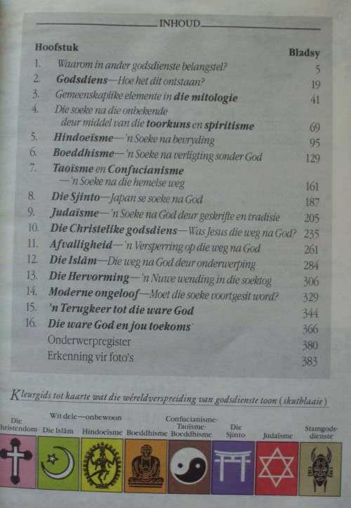 Bible - Die Mensdom Se Soeke Na God - Watchtower - 1990