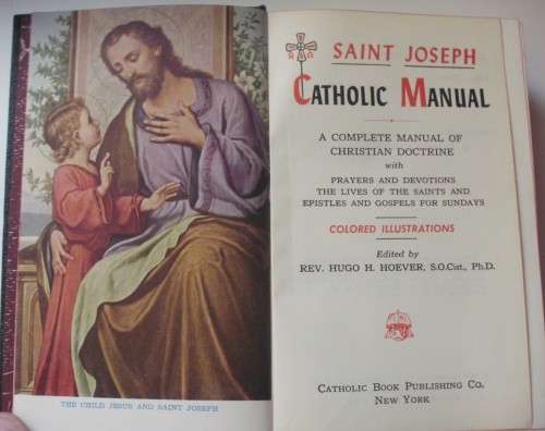 Bible - St.Josephs Catholic Manual - 1956 - Excellent