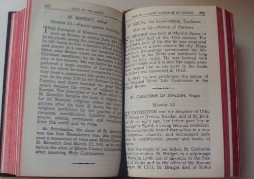Bible - St.Josephs Catholic Manual - 1956 - Excellent