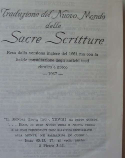 Bible/Book - Sacred Scriptures - Italian - 1967
