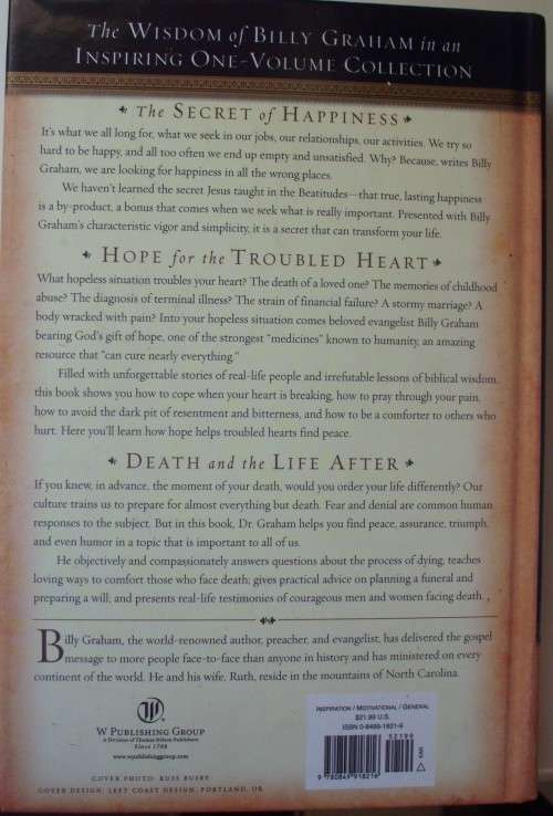 Bible/Book - The Enduring Classics Of Billy Graham - 2002