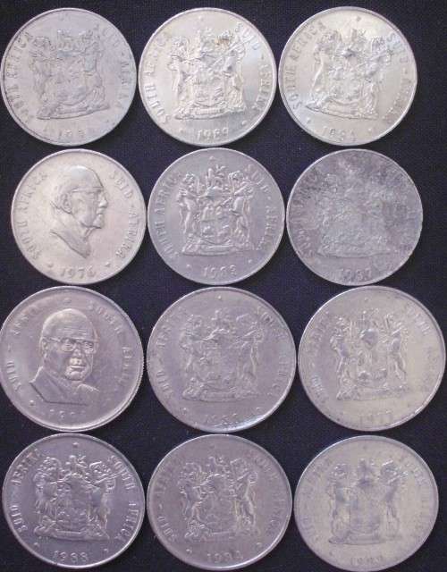 Coin - RSA - R1 + 50c - Mixed Lot - A