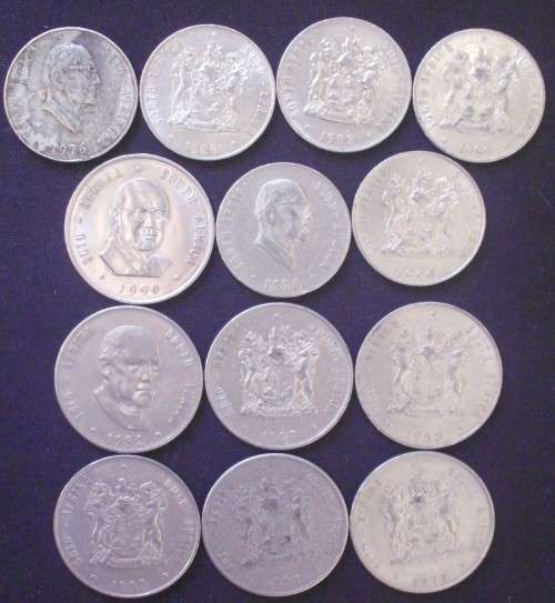 Coin - RSA - R1 + 50c - Mixed Lot - B