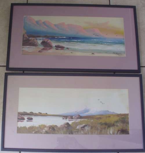 Paintings x 2 - Watercolour - H.Anderson