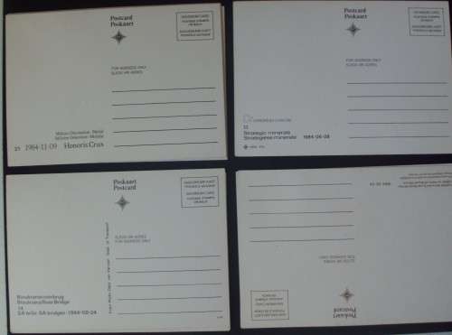 Postcards/Maxi Cards - RSA - 1984 - x 28 - Various
