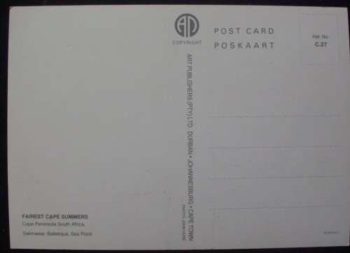Postcards - Cape Town - x 6 - Unused