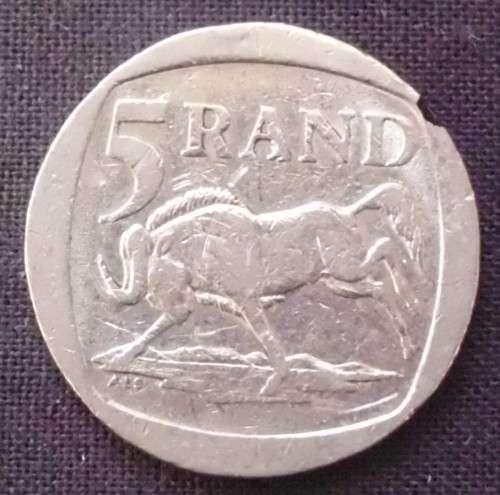 Coin - R5 RSA -  1994 - Error B - Rotated Die [90 degrees]