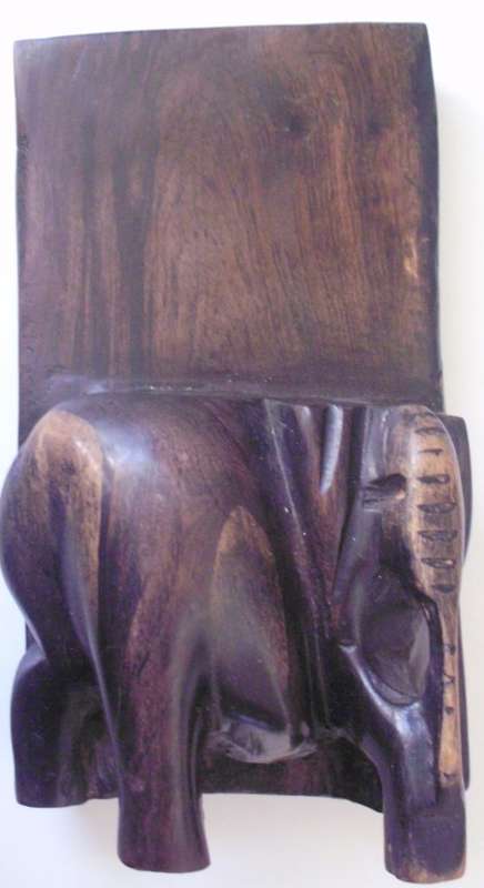 Ebony Wooden Bookstands x 2 -  Handcarved
