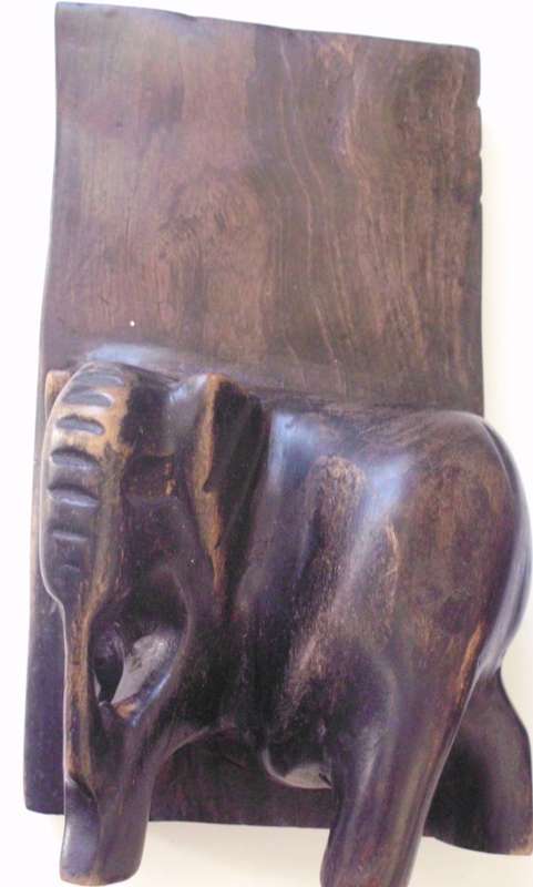Ebony Wooden Bookstands x 2 -  Handcarved