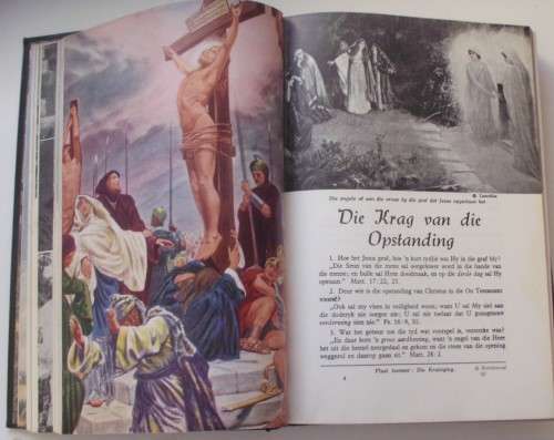 Bible - Die Bybel Spreek - Illustrated - Undated - Rare