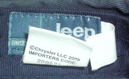 Cap - Jeep - Unused