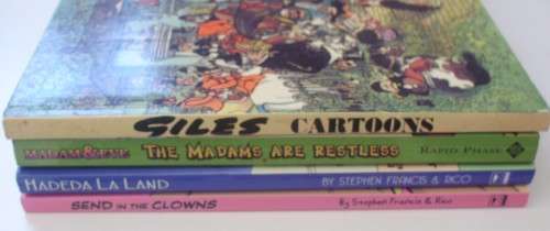 Comic Books - Giles, Adam And Eve, Etc x 4