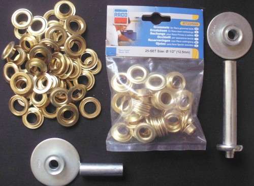 Eyelets 12,5mm x 50 - Plus Eyelet Hand Punching Set
