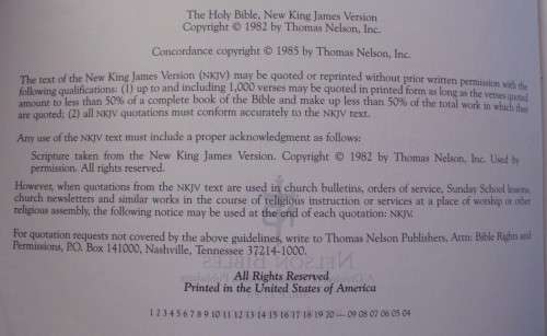 Bible - The Holy Bible - NKJV - 1985