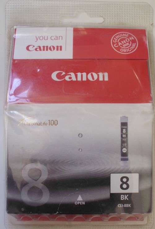 Canon - Ink Cartridge - CLI 8 BK - Black - Unused